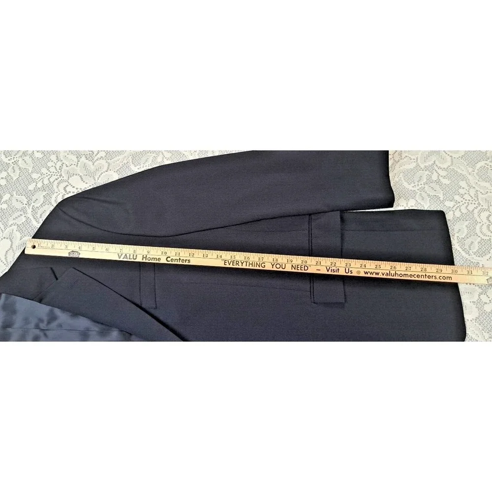 American Living Mens Classic Navy‎ Blue Blazer Gold Buttons Sz 40 R Single Vent